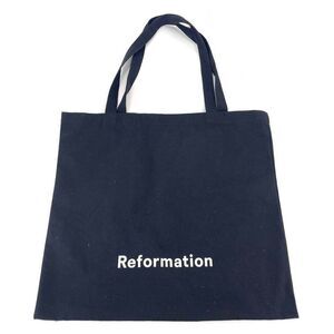 Reformation black tote shopping bag